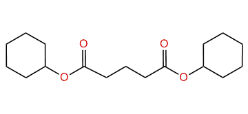 Dicyclohexyl pentanedioate